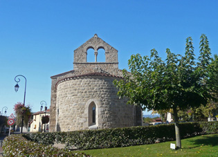 Vue de l'abside de la chapelle sainte Catherine