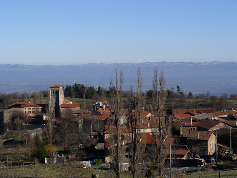 Le bourg de Chazelles