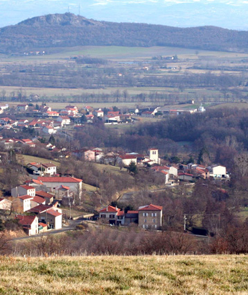 Vue d'ensemble du bourg