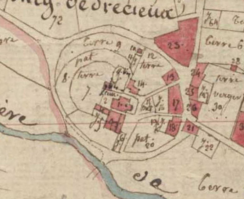 Cadastre Napoléon du bourg