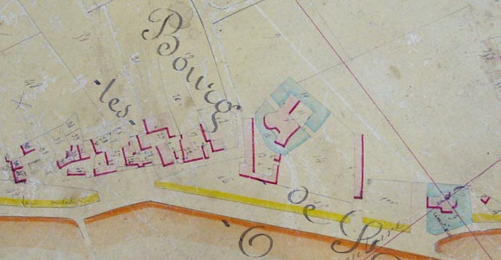 Cadastre Napoléon du bourg