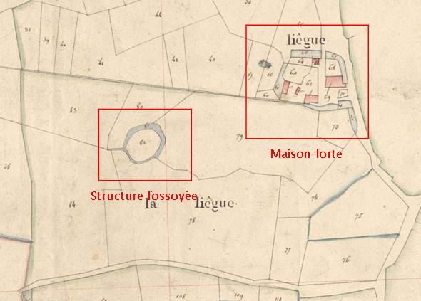 Cadastre Napoléon la Liègue