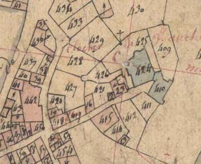 Cadastre Napoléon du bourg ancien